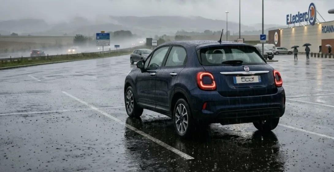 Fiat 500X 1.6 Multijet 120 ch vue de trois quarts avant