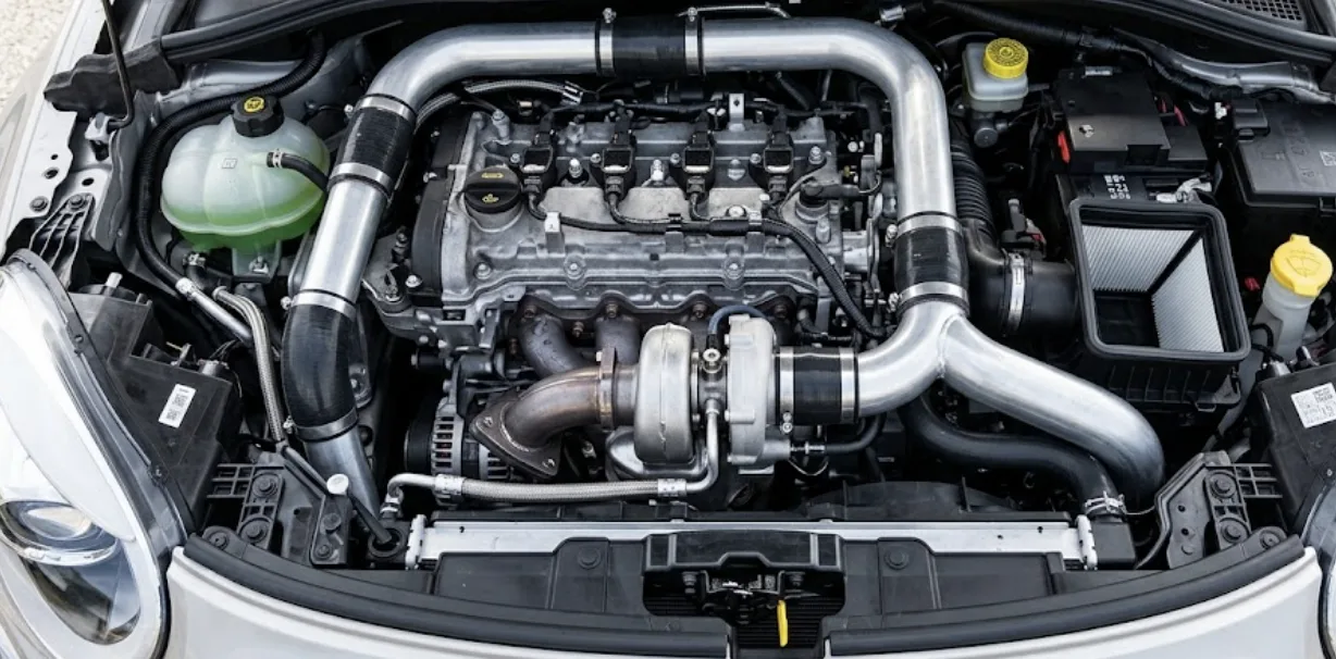 Moteur Fiat 500X sous le capot