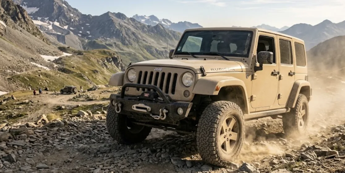 Jeep Wrangler JK équipé du moteur diesel 2.8 CRD
